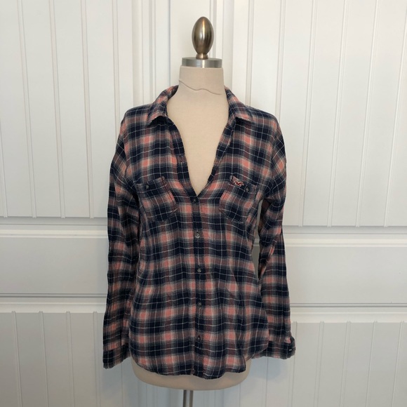 Hollister Tops - Hollister Plaid Button Up